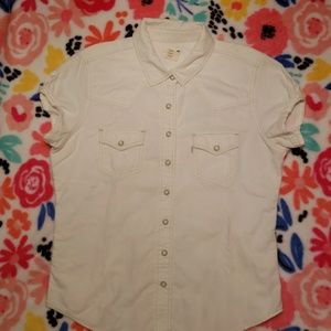 Levi's women snap button shirt